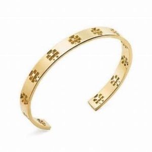Tory Burch T Logo Gold Cuff